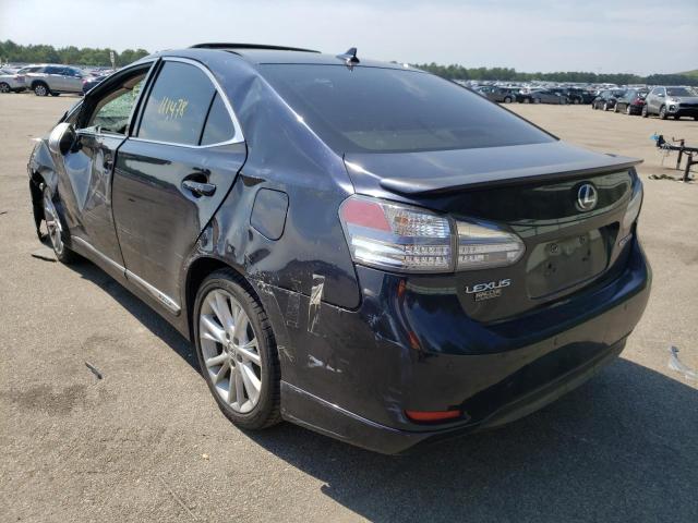 Photo 3 from auction – 2010 LEXUS HS 250H with VIN JTHBB1BA7A2020782