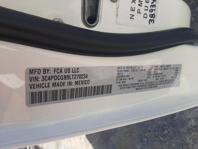 Photo 10 from auction – 2020 DODGE JOURNEY CR with VIN 3C4PDCGB9LT270234