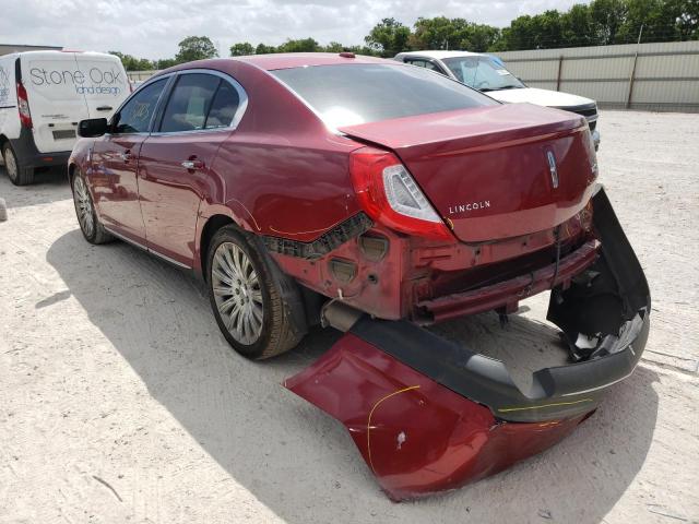 Photo 3 from auction – 2013 LINCOLN MKS with VIN 1LNHL9DK1DG615191