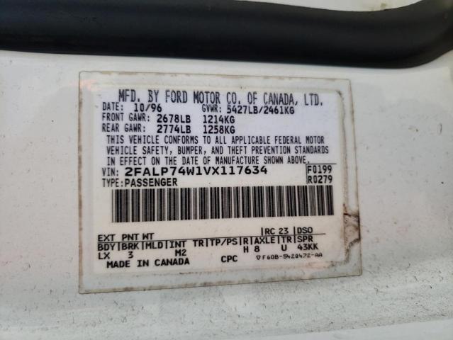 Photo 10 from auction – 1997 FORD CROWN VICT with VIN 2FALP74W1VX117634