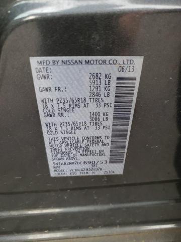 Photo 10 from auction – 2013 NISSAN PATHFINDER with VIN 5N1AR2MM7DC690753
