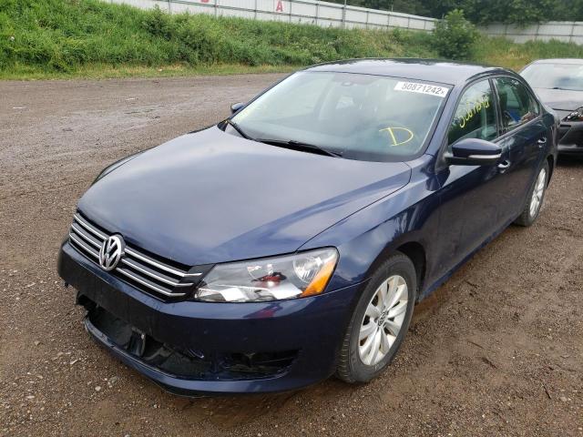 Photo 2 from auction – 2013 VOLKSWAGEN PASSAT S with VIN 1VWAP7A34DC064982