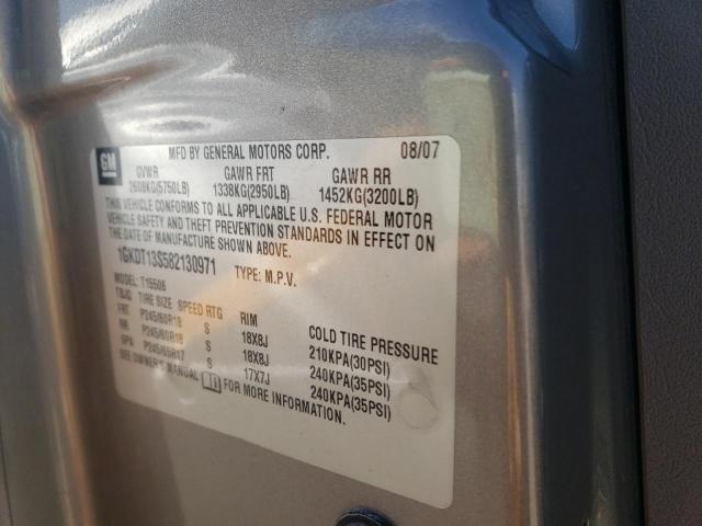 Photo 10 from auction – 2008 GMC ENVOY with VIN 1GKDT13S582130971