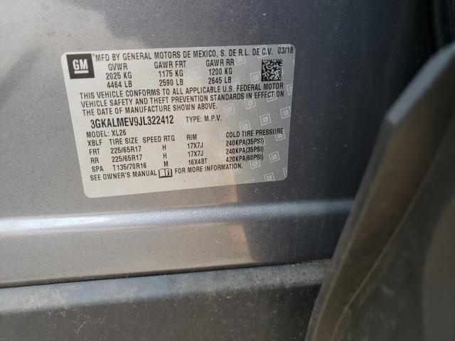 Photo 10 from auction – 2018 GMC TERRAIN SL with VIN 3GKALMEV9JL322412