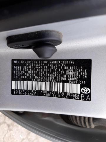 Photo 10 from auction – 2016 TOYOTA COROLLA L with VIN 5YFBURHE9GP387195
