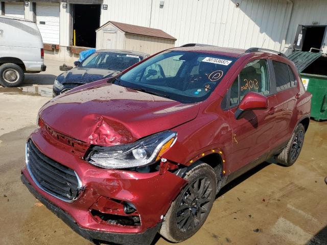 Photo 2 from auction – 2022 CHEVROLET TRAX 1LT with VIN KL7CJPSM3NB522021