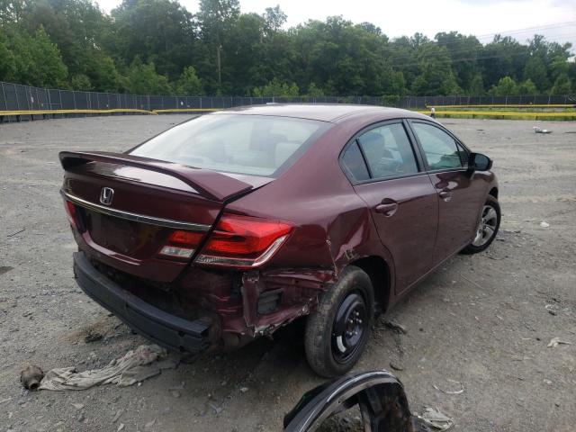Photo 4 from auction – 2015 HONDA CIVIC LX with VIN 19XFB2F59FE001599