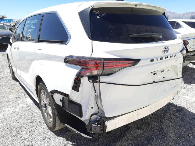 Photo 3 from auction – 2021 TOYOTA SIENNA LE with VIN 5TDKRKEC1MS017700