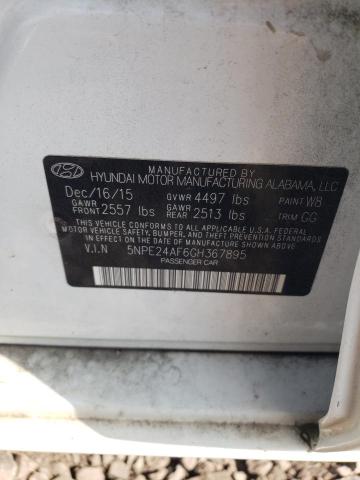Photo 10 from auction – 2016 HYUNDAI SONATA SE with VIN 5NPE24AF6GH367895