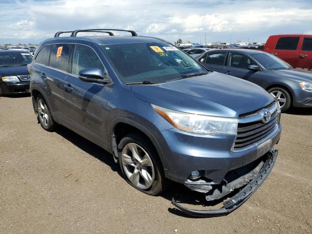 TOYOTA HIGHLANDER 2015 with VIN 5TDDKRFH1FS099575 - Photo from auction