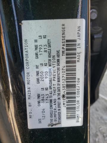 Photo 10 from auction – 2005 MAZDA 3 HATCHBAC with VIN JM1BK343851271074