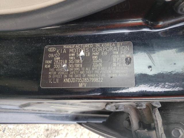 Photo 10 from auction – 2008 KIA SORENTO EX with VIN KNDJD735285799822