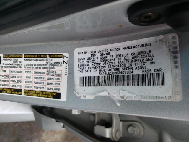 Photo 10 from auction – 2006 PONTIAC VIBE with VIN 5Y2SL65836Z407994