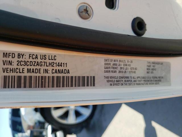 Photo 10 from auction – 2020 DODGE CHALLENGER with VIN 2C3CDZAG7LH214411