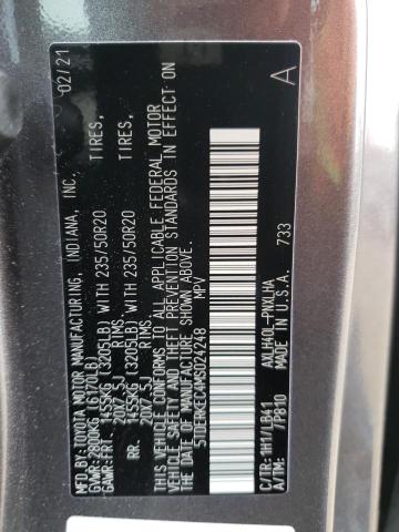 Photo 10 from auction – 2021 TOYOTA SIENNA LIM with VIN 5TDERKEC4MS024248