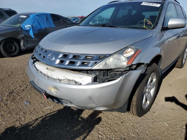 Photo 9 from auction – 2005 NISSAN MURANO SL with VIN JN8AZ08W15W432527
