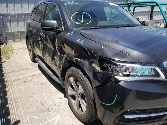 Photo 9 from auction – 2014 ACURA MDX with VIN 5FRYD3H29EB012864