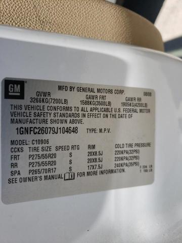 Photo 10 from auction – 2009 CHEVROLET SUBURBAN C with VIN 1GNFC26079J104648