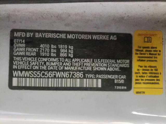 Photo 10 from auction – 2015 MINI COOPER S P with VIN WMWSS5C56FWN67386