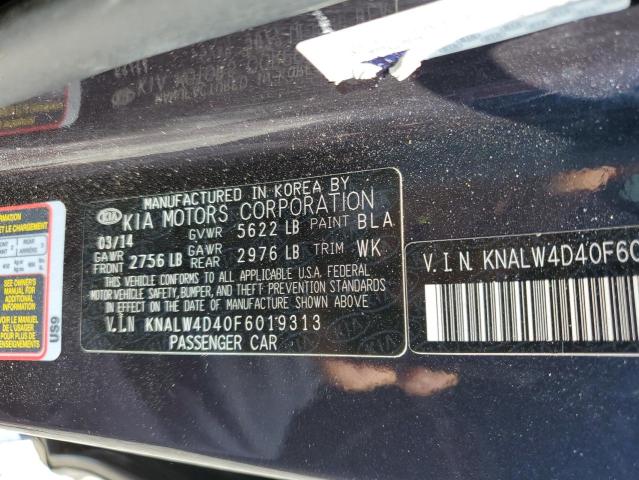 Photo 10 from auction – 2015 KIA K900 with VIN KNALW4D40F6019313