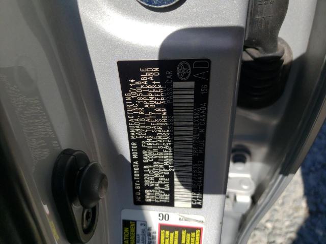 Photo 10 from auction – 2015 TOYOTA COROLLA L with VIN 2T1BURHE1FC285582