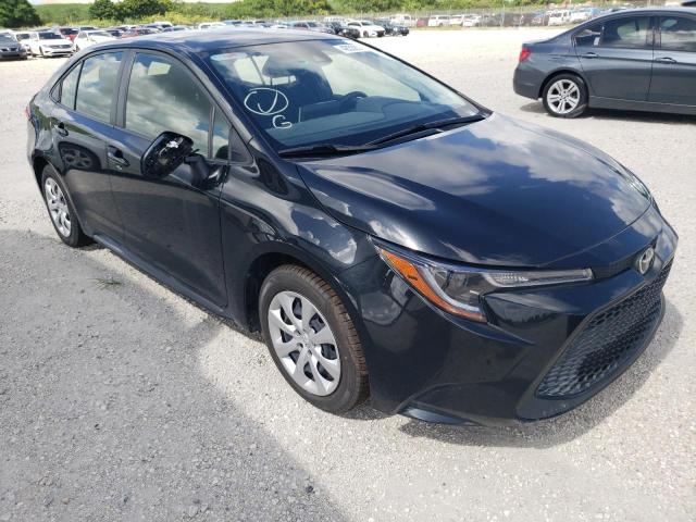 TOYOTA COROLLA LE 2021 with VIN JTDEPMAE1MJ180737 - Photo from auction