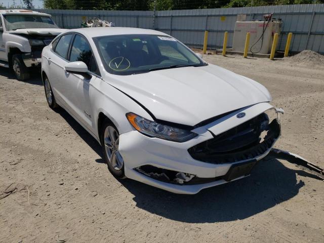 FORD FUSION SE 2018 with VIN 3FA6P0LU9JR143444 - Photo from auction