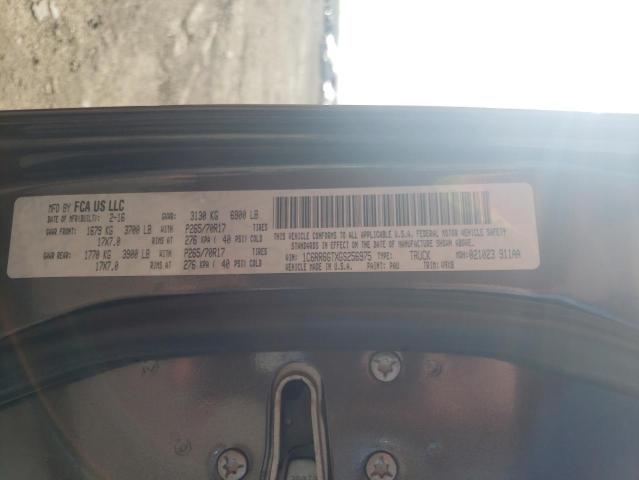Photo 10 from auction – 2016 RAM 1500 SLT with VIN 1C6RR6GTXGS256975