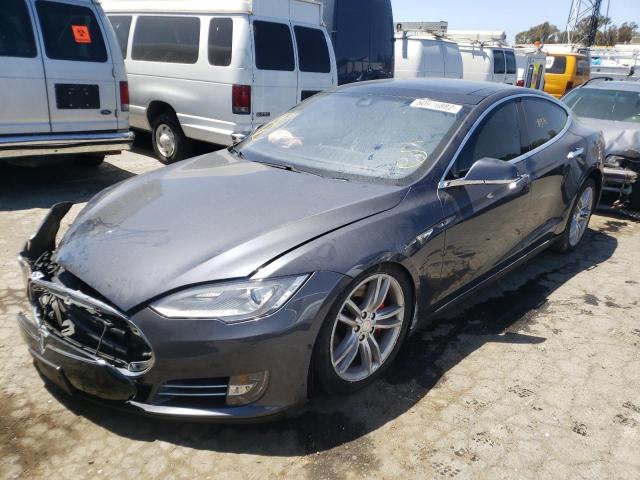 Photo 2 from auction – 2015 TESLA MODEL S P8 with VIN 5YJSA1H42FF088546