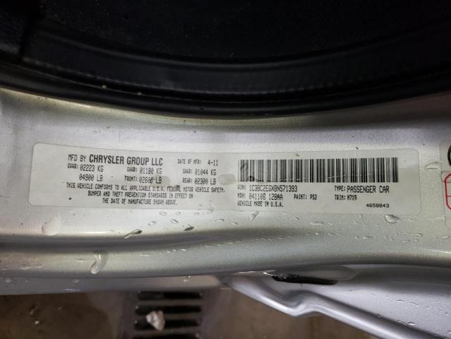 Photo 10 from auction – 2011 CHRYSLER 200 TOURIN with VIN 1C3BC2EGXBN571393