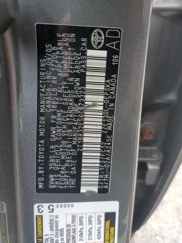 Photo 10 from auction – 2006 TOYOTA COROLLA CE with VIN 2T1BR32E56C573323