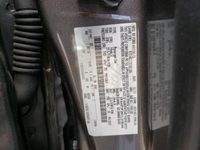 Photo 10 from auction – 2012 FORD FOCUS SE with VIN 1FAHP3F26CL318044