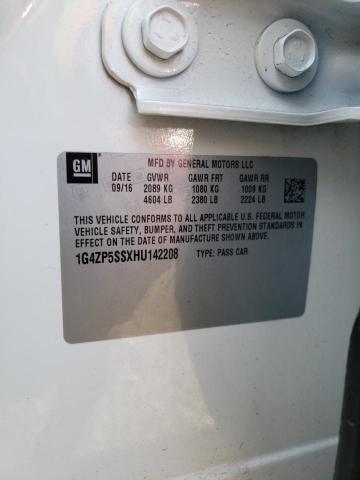 Photo 10 from auction – 2017 BUICK LACROSSE E with VIN 1G4ZP5SSXHU142208