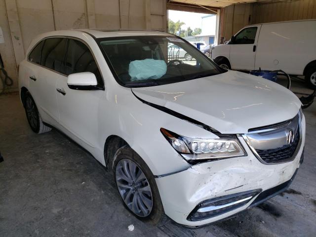 ACURA MDX 2016 with VIN 5FRYD3H64GB021882 - Photo from auction