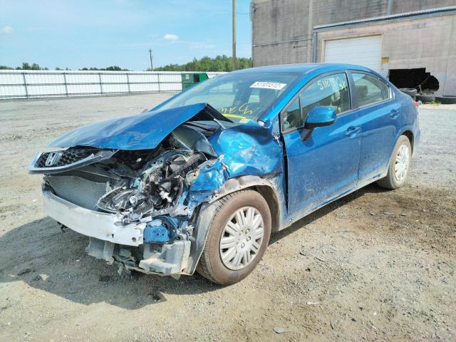 Photo 2 from auction – 2013 HONDA CIVIC LX with VIN 2HGFB2F55DH512861