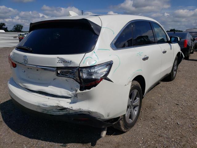 Photo 4 from auction – 2016 ACURA MDX with VIN 5FRYD3H20GB022024