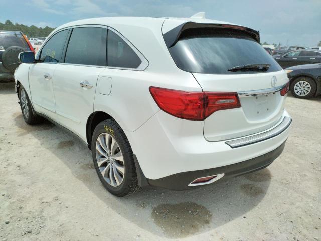 Photo 3 from auction – 2014 ACURA MDX TECHNO with VIN 5FRYD4H47EB019710