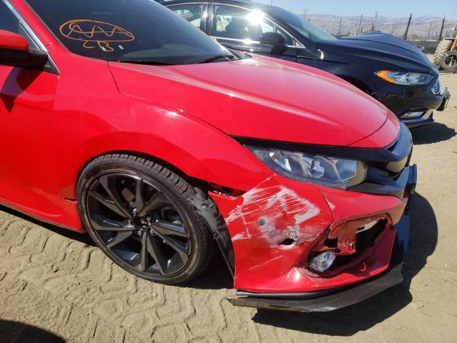 Photo 9 from auction – 2017 HONDA CIVIC SI with VIN 2HGFC3A51HH755163