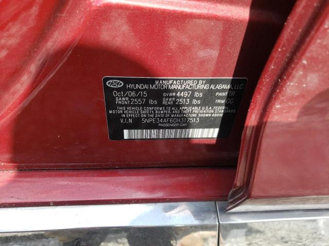 Photo 10 from auction – 2016 HYUNDAI SONATA SPO with VIN 5NPE34AF6GH317513