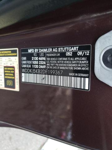 Photo 10 from auction – 2013 MERCEDES-BENZ E 350 with VIN WDDKJ5KB2DF199367