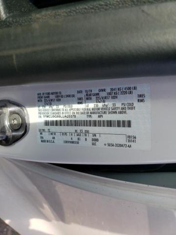 Photo 10 from auction – 2020 FORD ESCAPE SE with VIN 1FMCU9G69LUA20370
