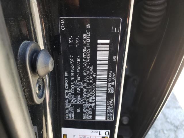 Photo 10 from auction – 2016 TOYOTA 4RUNNER SR with VIN JTEBU5JR5G5366908