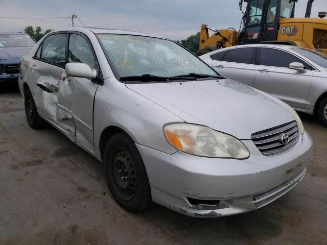 TOYOTA COROLLA CE 2003 with VIN 2T1BR32EX3C143945 - Photo from auction