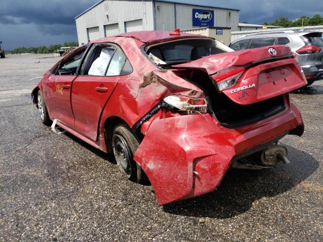 Photo 3 from auction – 2021 TOYOTA COROLLA LE with VIN JTDEPMAE5MJ172964