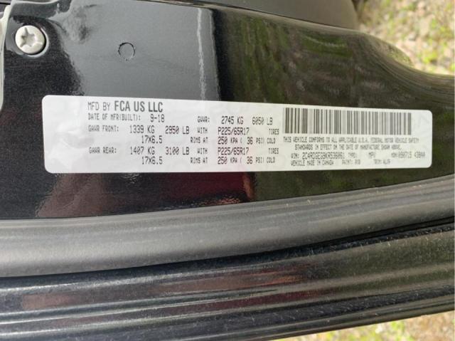 Photo 1 from auction – 2019 DODGE GRAND CARA with VIN 2C4RDGEG9KR536061