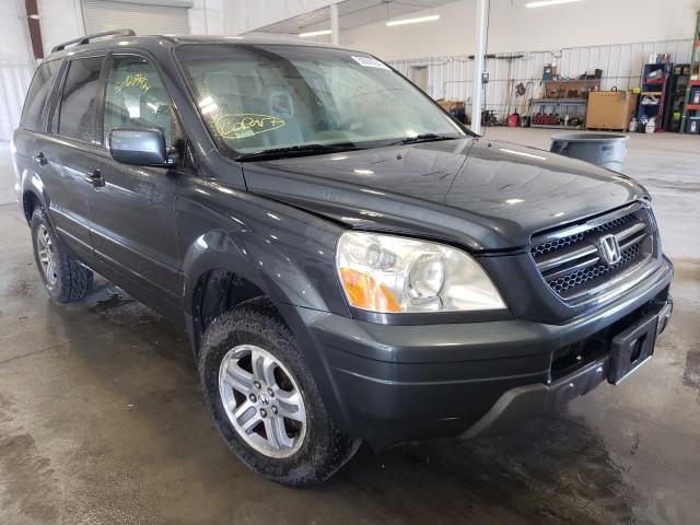 HONDA PILOT EXL 2003 with VIN 2HKYF18653H609723 - Photo from auction