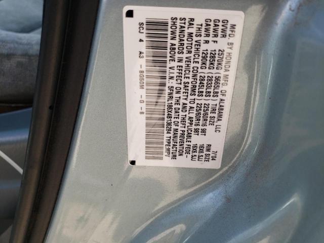 Photo 10 from auction – 2004 HONDA ODYSSEY EX with VIN 5FNRL186X4B136284