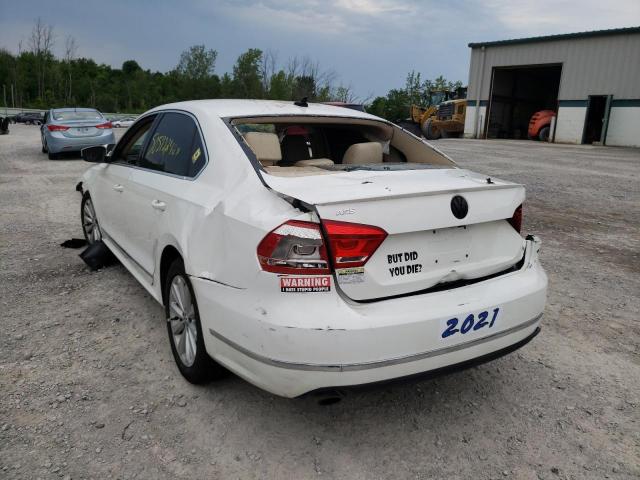 Photo 3 from auction – 2013 VOLKSWAGEN PASSAT SEL with VIN 1VWCP7A37DC078948