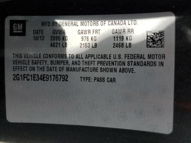 Photo 10 from auction – 2014 CHEVROLET CAMARO LT with VIN 2G1FC1E34E9176792