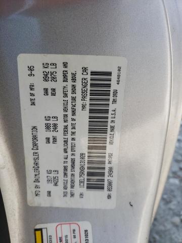 Photo 10 from auction – 2006 CHRYSLER SEBRING with VIN 1C3EL75RX6N131028